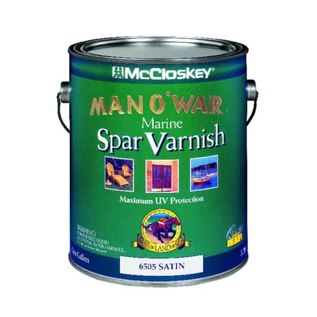 MAN O WAR McCloskey  Satin Clear Marine Spar Varnish 1 gal 080.0006505.007